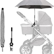 Stroller Clamp Umbrella Adjustable UV Protection Universal Baby Pram Shade