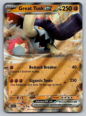 Prize Pack Series Cards #123/198 Great Tusk ex