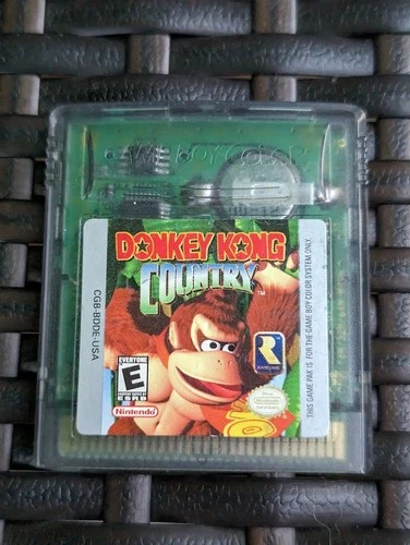 Donkey Kong Country GBC Game Boy Color Nintendo Game Boy GBA SP Tested Works