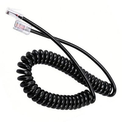 8Pin Microphone Cable for ICOM HM-98 HM-133 HM-133V Speaker Mic RJ45 Cord 6ft