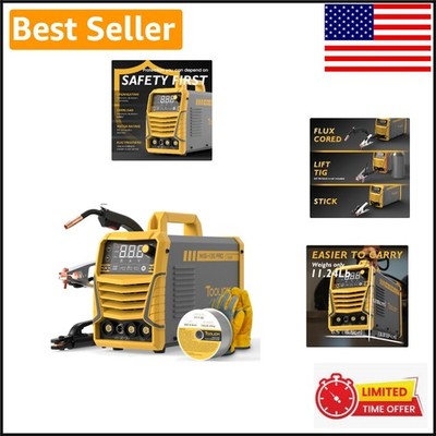 Lightweight 135A MIG Welder - Multi-Process Welding Machine with Safety Features