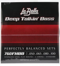 La Bella 760FHBB Beatle Bass Flatwound Bass Strings - Standard