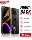iPhone 12 13 14 15 16 17 Pro Max Front Back Hydrogel Screen Protector Full Cover