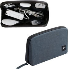 Small Electronics Organizer Travel Case Slim Travel Cable Pouch for Small Te