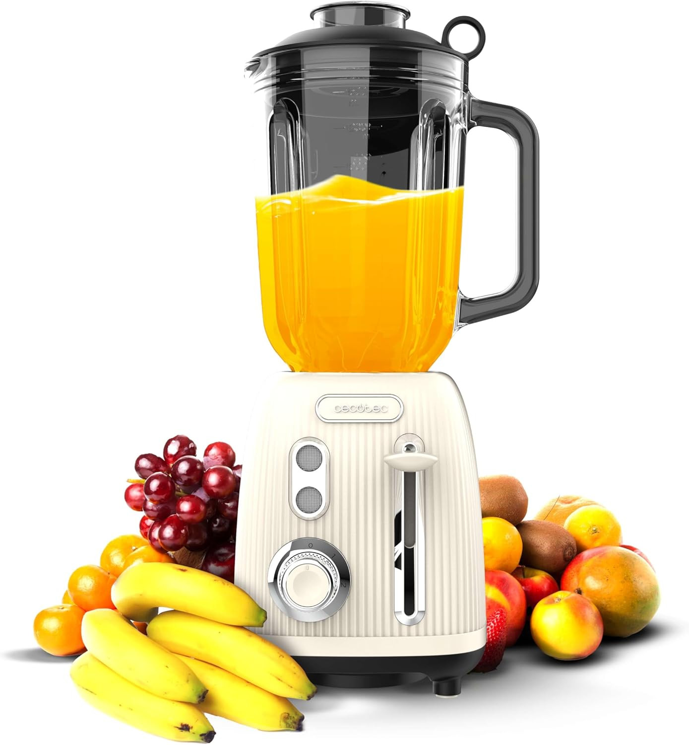 Frullatore 1200W Vintage Power Black Titanium Prezzo Imbattibile