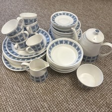 Royal Tuscan Charade - Blue Fine Bone China (53 Pieces)