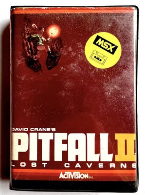 Pitfall II 2 MSX Software Cassette Completo Buen Estado