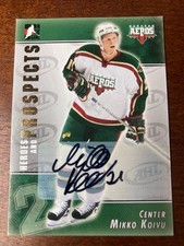 2004-05 ITG Rookie Autograph Mikko Koivu Auto