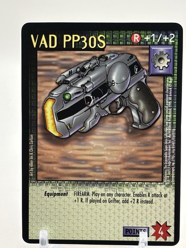 Wildstorms CCG VAD PP30s Rare Equipment Card Limited Grifter Image DC Comics - Picture 1 of 2