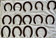 14 Rusty Steel Horseshoes Art Decor Project Pieces Rustic some Diamond Brand