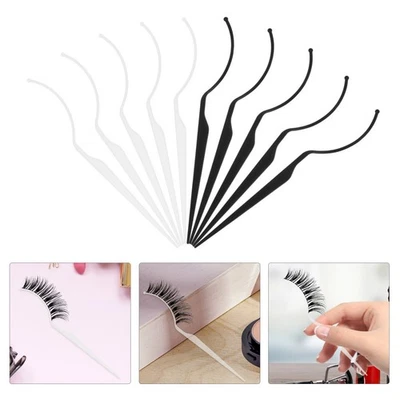 10 Pcs False Eyelash Display Stick Acrylic Eyelash Holder Display Tool - Image 1 of 4