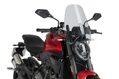 Puig Custom 2 Handlebar Screen Smoke Daelim VT 125 Evolution 2000-2003