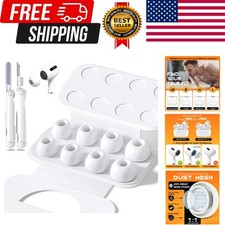 4 Pairs Replacement Ear Tips for AirPods Pro 2nd/1st Generation with Portable...