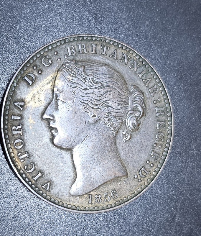 *1856* PROVINCE OF NOVA SCOTIA CANADA VICTORIA ONE PENNY TOKEN COIN