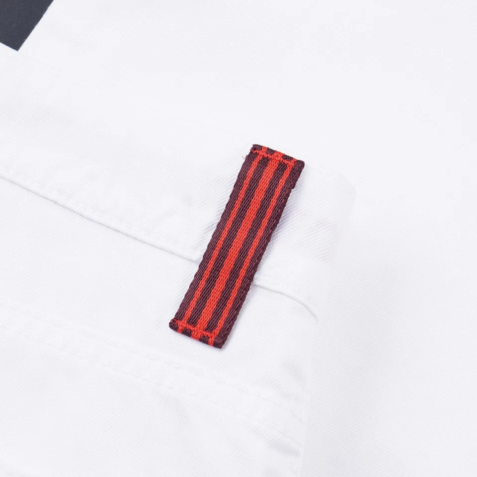 Isaia Napoli Slim Straight Fit White Twill Denim Jeans 40 (Eu 56) NWT - Image 2 of 4