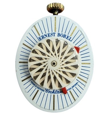 ERNEST BOREL Cocktail Kaleidoscope Manual 17j Ladies Movement And RARE Oval Dial