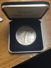1993-W West Point Silver American Eagle 99.9% Fine Silver w/US Mint Box & COA