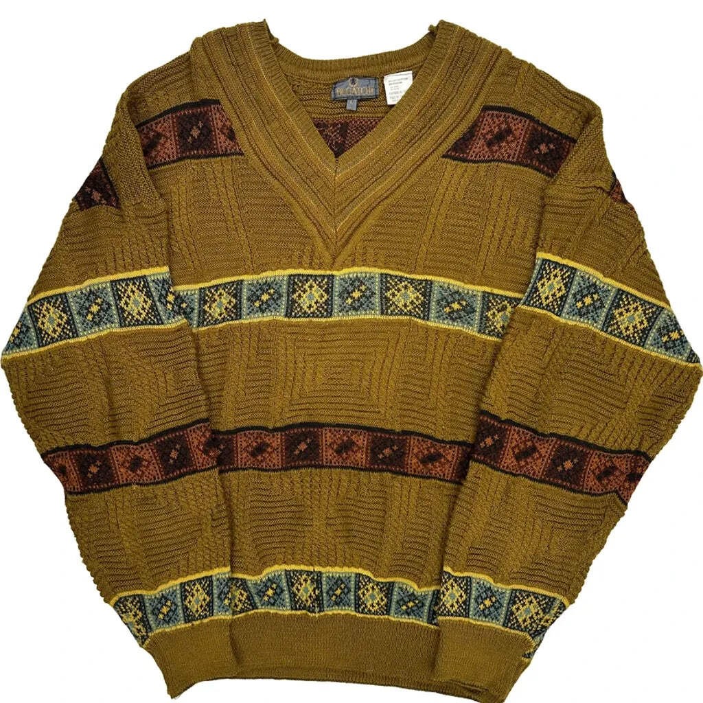 Bugatchi Sweater - Large Multicoloured Acrylic - image 4