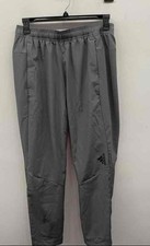 Adidas Men's D4M Training Pants Gray Regular Fit Tapered Leg Sz L NWT