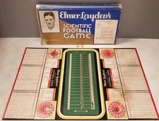 1936 Elmer Layden's Scientific Football Game  Cadaco Boardgame  Box Fair/VG LOOK