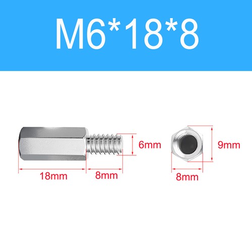 A2 Stainless Steel Hex Spacer Standoff Mount Fixing | PCB | Metric | Bolts M6 M8 - Picture 9 of 48