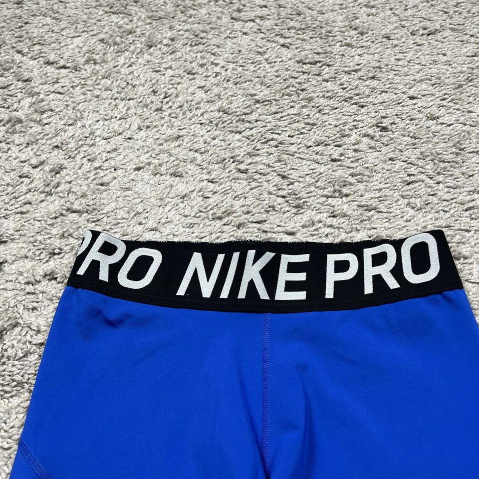 NIKE Women's AO9977-480 Pro 3” COMPRESSION Running Training Shorts Medium - Image 3 of 4