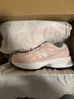 New Balance 2010 Lace Kids Pink Gray Suede Lace-Up Running US 5.5 EU38
