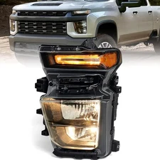 For 2020-2023 Chevy Silverado 2500HD 3500HD Halogen Left Driver Side Headlight