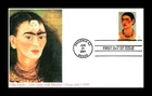 FRIDA KAHLO JOINT ISSUE WITH MEXICO FIRST DAY COVER FDC PHOENIX AZ 2001
