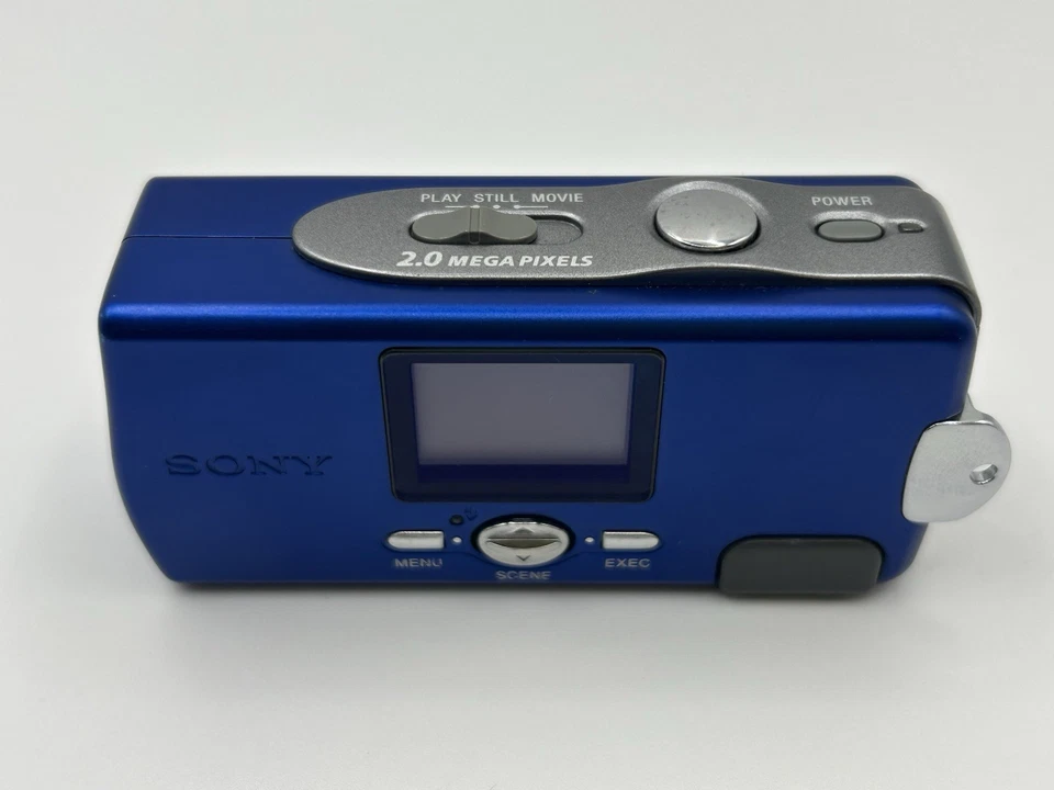 Junk Sony Cyber-shot DSC-U20 Blue 2MP Ultra Compact Digital Camera LCD Haze Test - Image 4 of 4