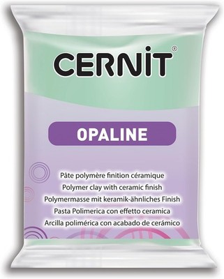 CERNIT CE0880056640C - Block Modelliermasse (Polymer) OPALINE, halb transluzent,