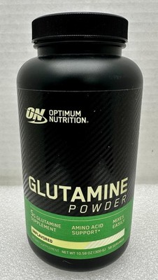 x1 Optimum Nutrition Glutamine Powder Unflavored 10.58 oz 300g 2028