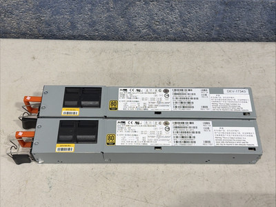 Lot of 2 - Juniper JPSU-650W-AC-AFO 650W AC Power Supplies PSU | 740-041741