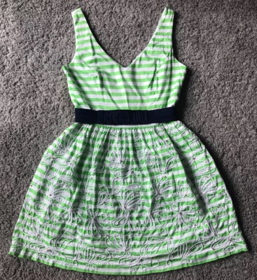 green and white lilly pulitzer dress Lilly Pulitzer Hadly Short Sleeve Midi Dress main image 0