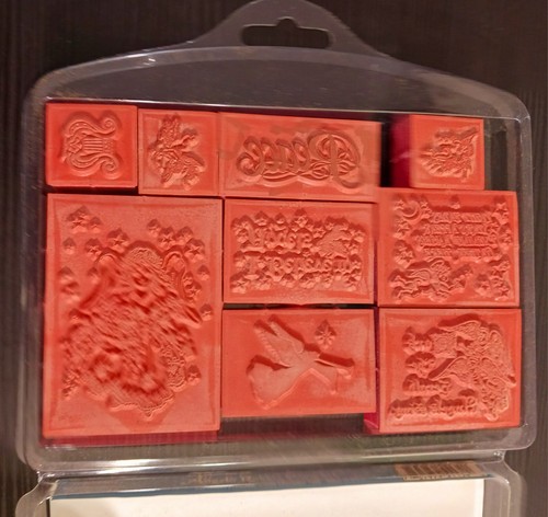 PSX vintage 10 pc ANGELS Rubber Stamp Set - Picture 12 of 20