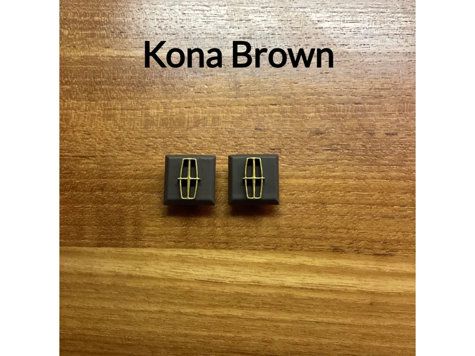 4 Lincoln Town Car 03-11 Door Handle Cupola Screw Cap Covers Lincoln Emblem - Image 4 of 4