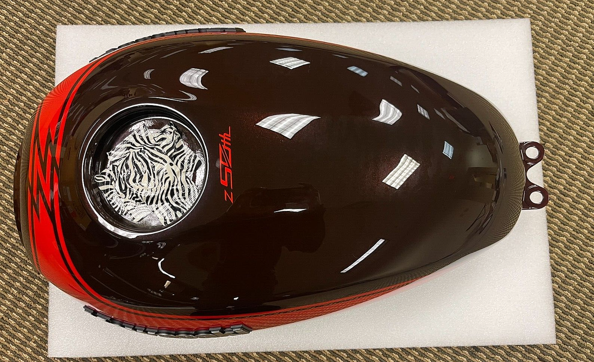 Kawasaki Z650RS 2022 Genuine 50th Anniversary Candy Diamond Brown