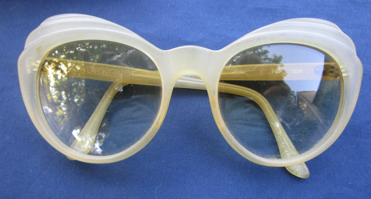 Anciennes Sur-lunettes De Soleil Clipsables Vintage - Monture Dorée Unisexe - Occasion