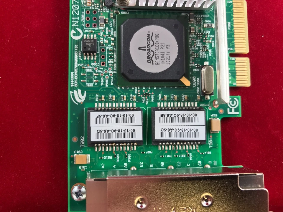 IBM Quad Port Ethernet Adapter 49Y7949 49Y4220 NetXtreme II 1000 Express - Image 4 of 4