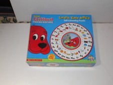 Clifford The Big Red Dog Learn Your ABC's Floor Puzzle 69 Piece 19" 2003 Rare