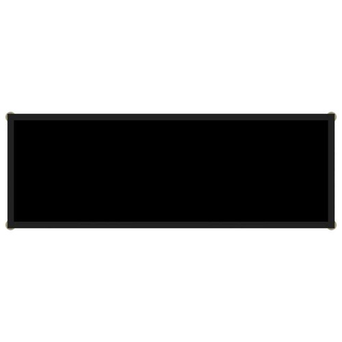 Console Table Black 100x35x75 cm Tempered Glass vidaXL - Picture 4 of 7