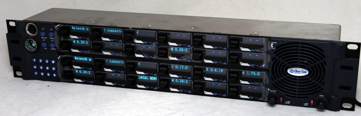 Clear-Com ClearCom V Series Panel V24L4D 24CH Intercom & AC