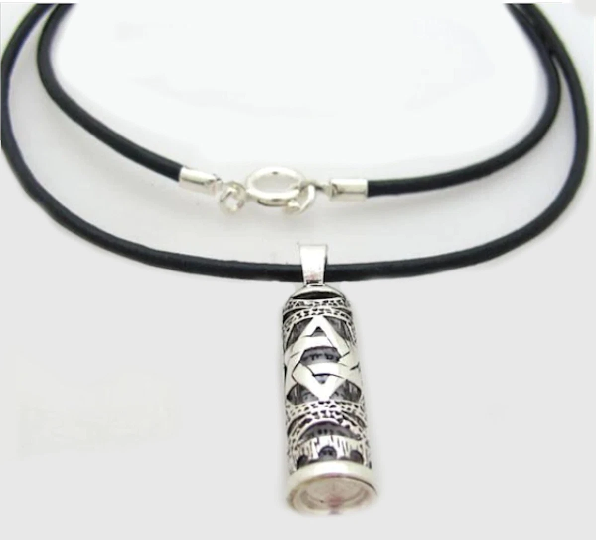 Jewish hotsell mezuzah necklace