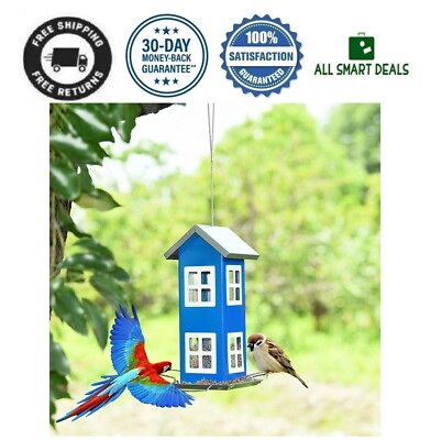 Comedero Alimentador Para Pajaritos Pajaros Aves Colgable Para Exteriores 