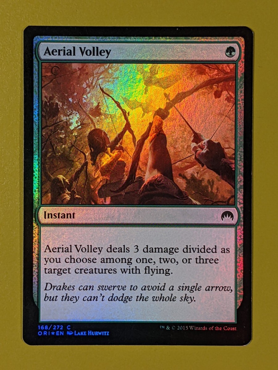 MTG マジック・オリジン/ORIGINS 『FOIL』 FOIL Aerial Volley x1 Magic Origins 1x Magic the Gathering