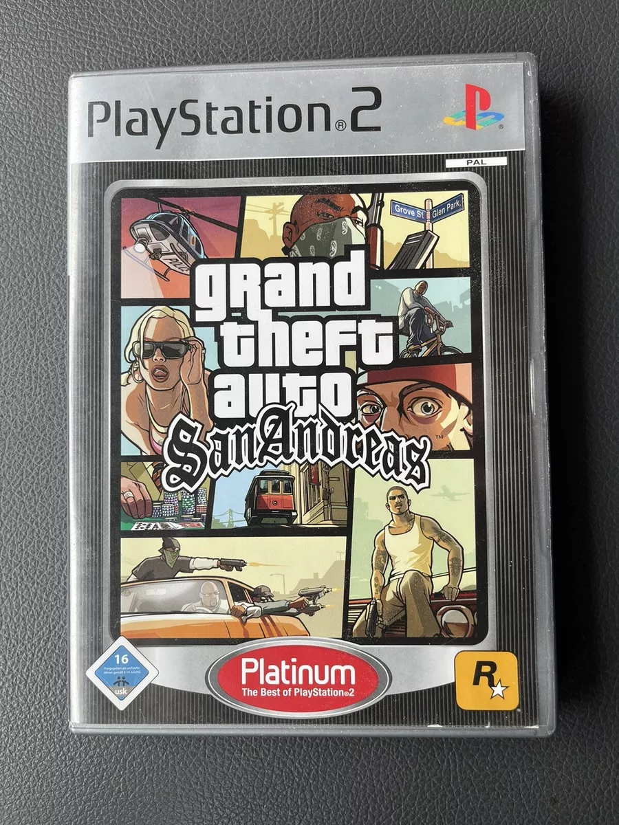 Grand Theft Auto SAN ANDREAS - COMPLETE PC DVD Video Game - German Guide  Version