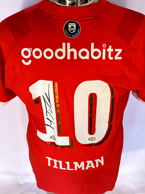PSV Malik Tillman Matchworn / Signed Shirt - Goalscorer | eBay