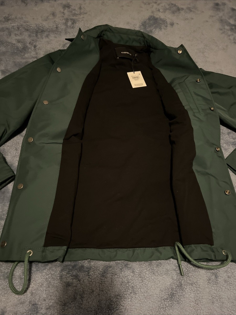 NWT Coach Men's Coaches ES Jacket size XS color Dark Pine NWT Coach Men's Coaches ES Jacket size XS color Dark Pine