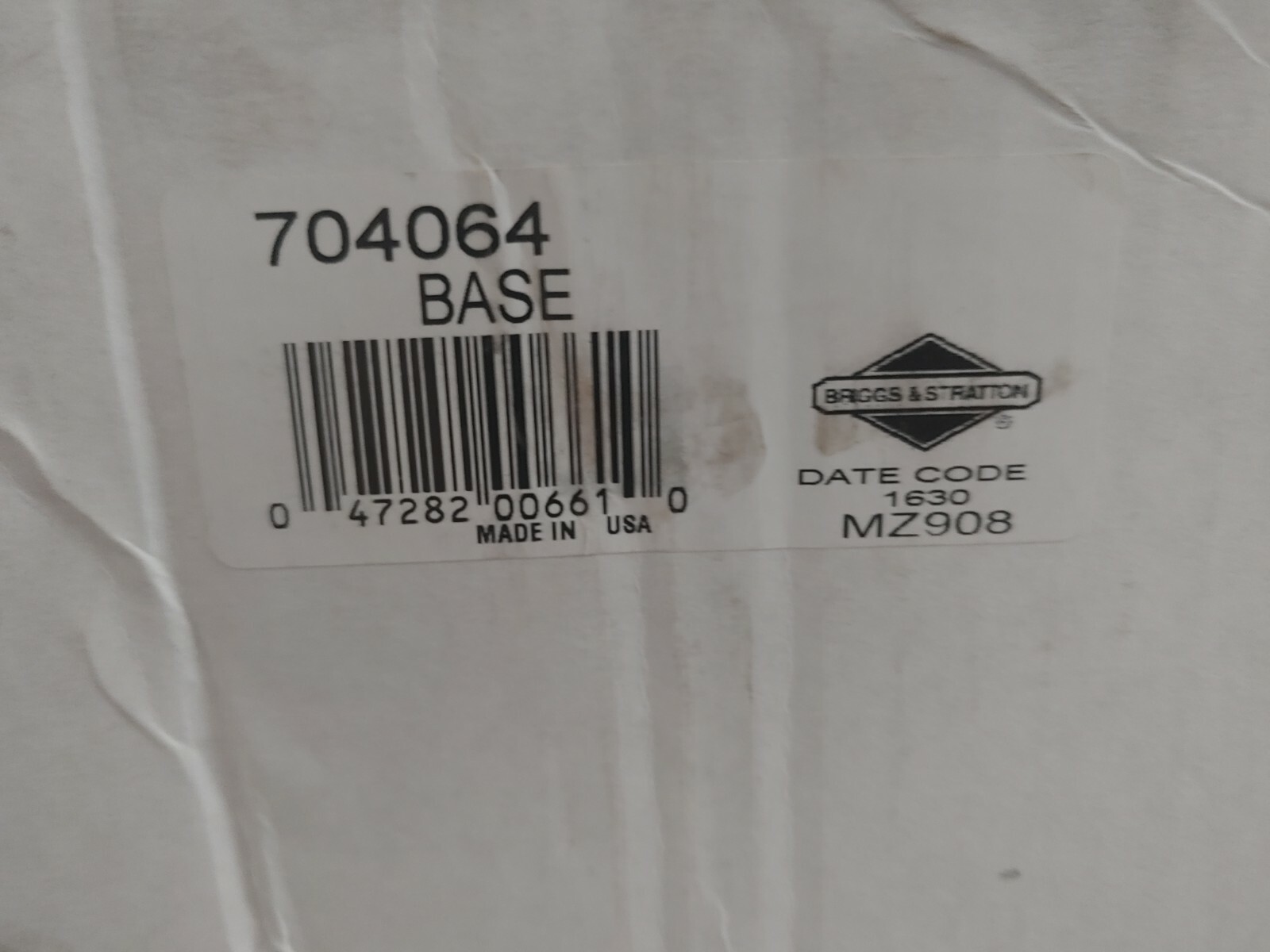 Briggs & Stratton Generac 704064 Pressure Washer Base Genuine OEM Part