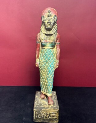 Ancient Egyptian Antiquities Pharaonic Goddess  Sekhmet Statue -Rare  BC